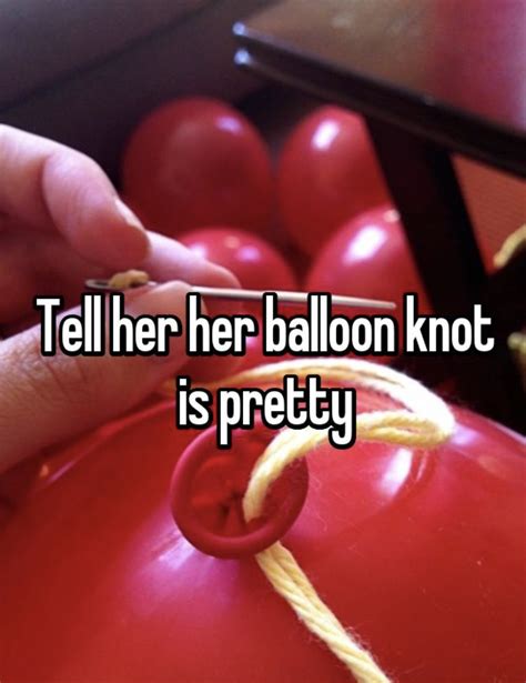 balloon knot slang